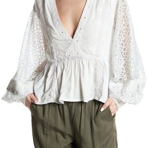 Free People Boogie All Night Blouse